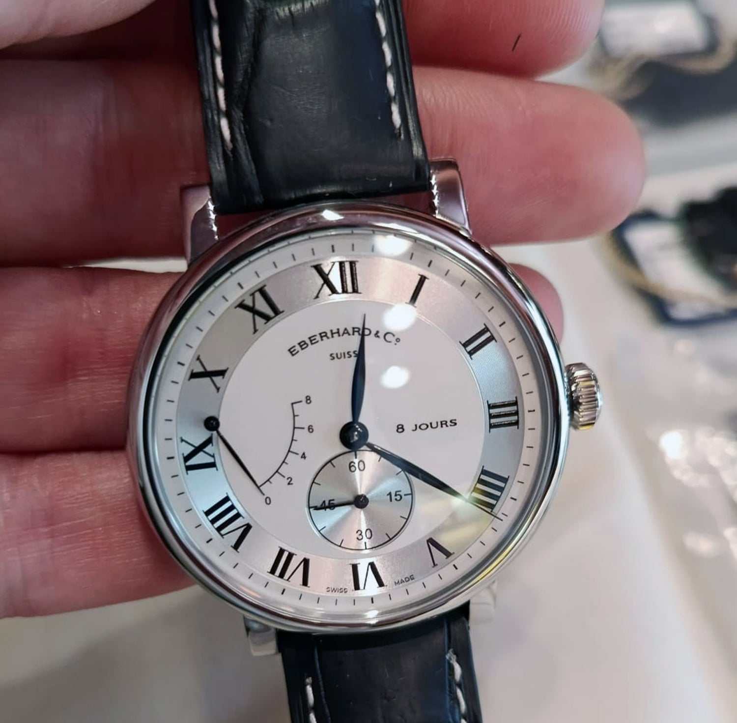 Eberhard &amp; Co. 8 Jours Grande Taille Auto 41 mm Ref. 21027CP - ON7918
