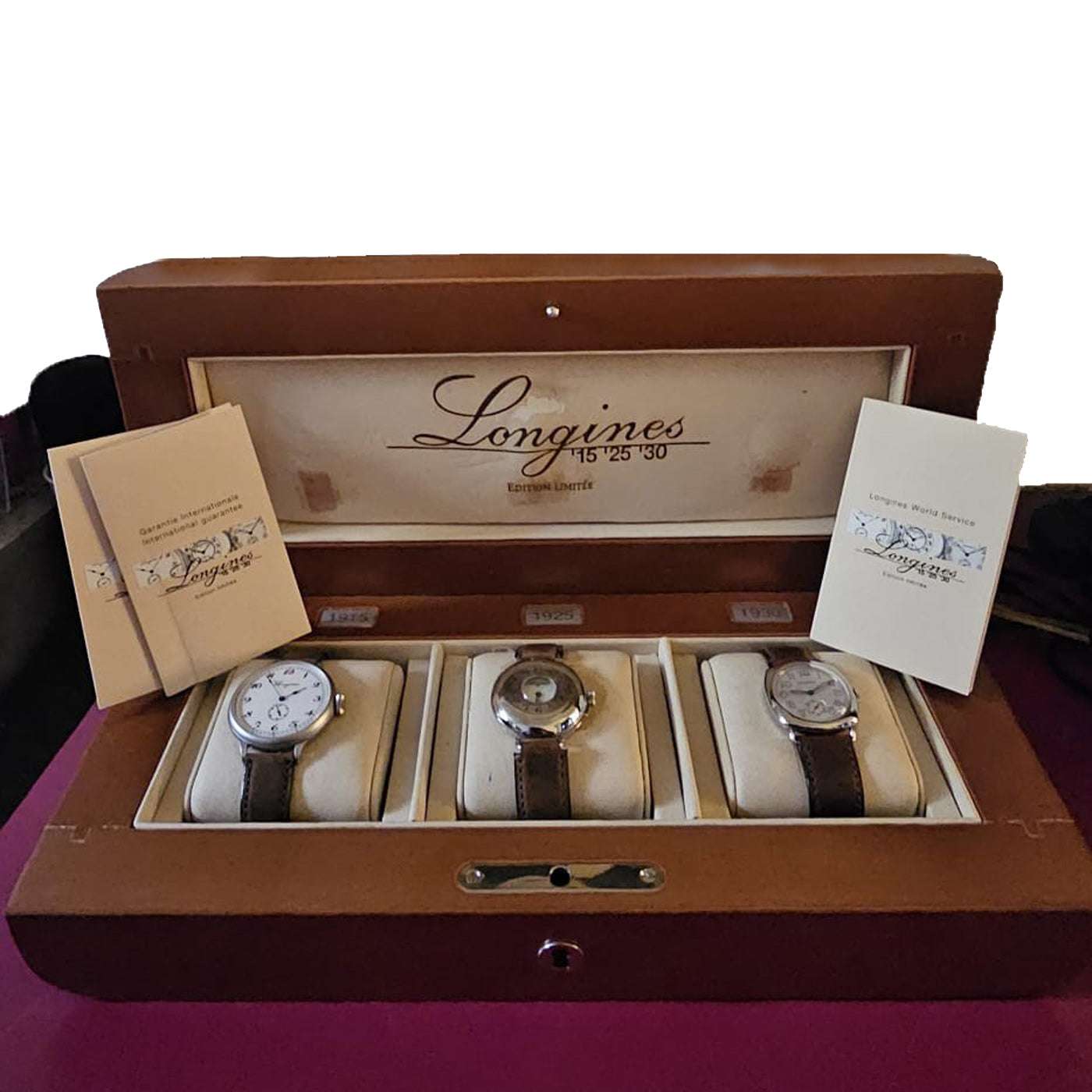 Longines Collezione “15 “20 “30 3.900 Ed. Lim. Set Tributo ai Segnatempo - ON8718