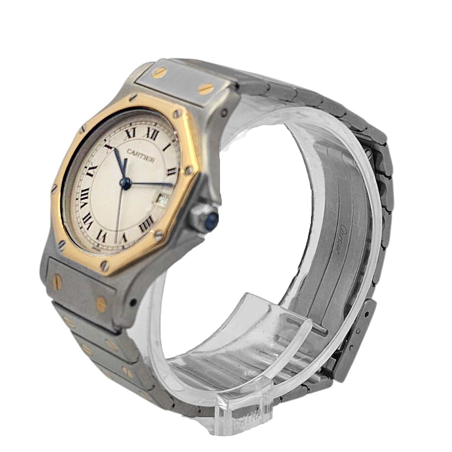 Cartier Santos Ronde Octagone Quartz Ref. 187902 - OU1230