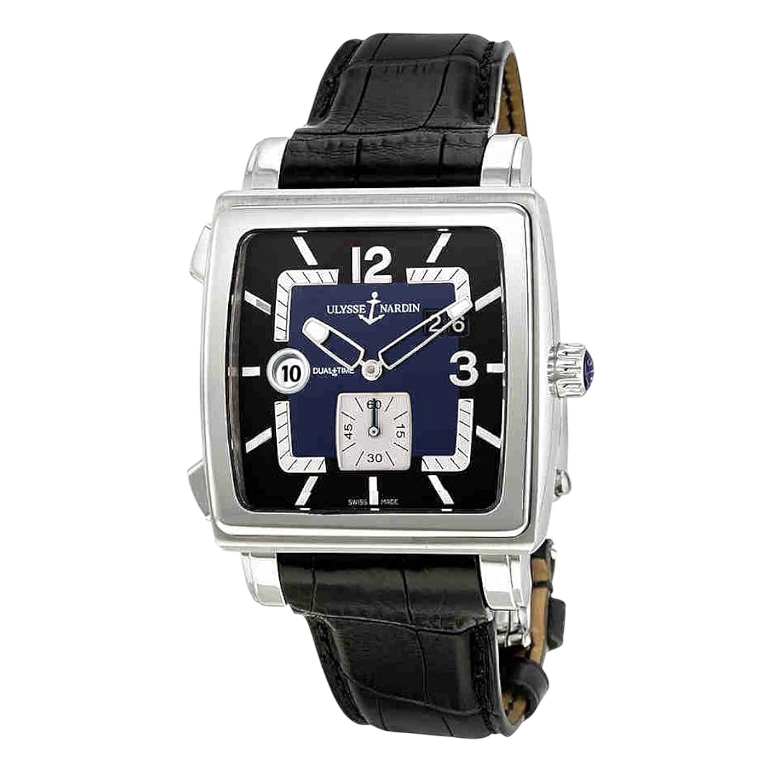 Ulysse Nardin Quadrato Dual Time Automatico 42 mm Ref 243-92/632 - ON8879