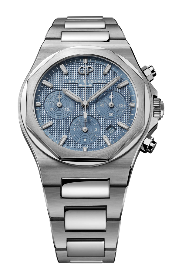 Girard Perregaux Laureato Chronograph Ice Blue Ref. 81020-11-3370-1GM - ON09975