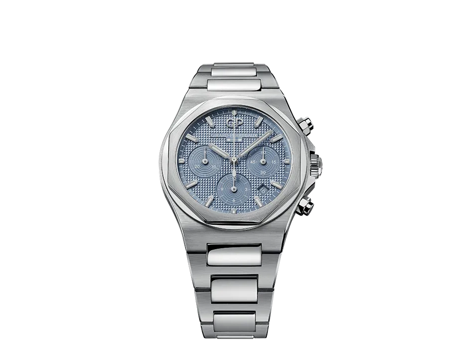Girard Perregaux Laureato Chronograph Ice Blue Ref. 81020-11-3370-1GM - ON09975 - vista 2