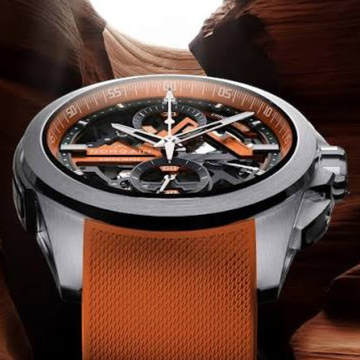 NORQAIN Independence Skeleton Chrono 42mm N3200.40S01.O01