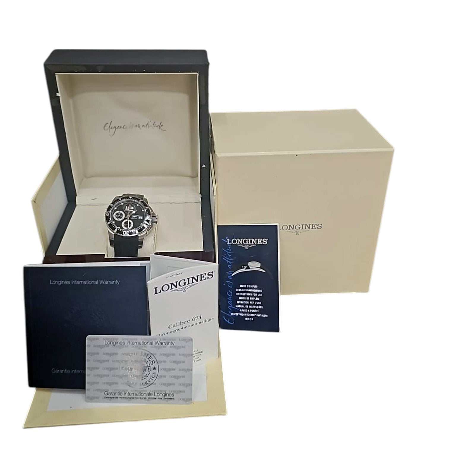 Cronógrafo Longines HydroConquest 41 mm Ref. L36444562 - ON8018