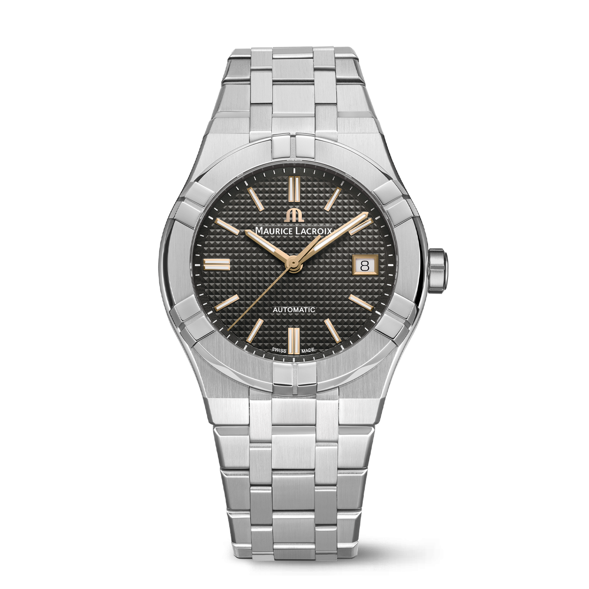 Maurice Lacroix Aikon Automatic Date AI6007-SS002-331-1 – vista frontale