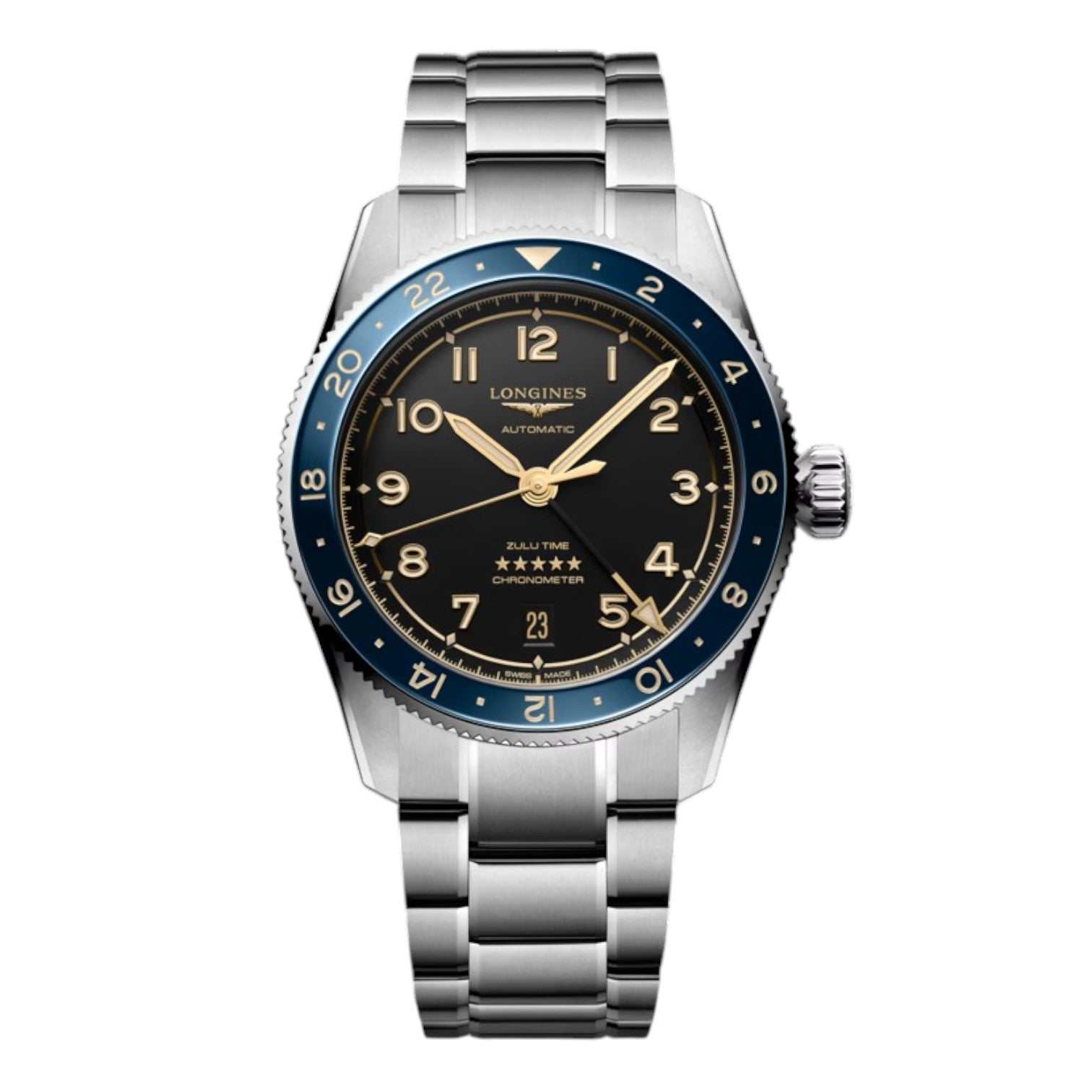 Longines Spirit Zulu Time 39 mm Ref. L38024606 - ON8124