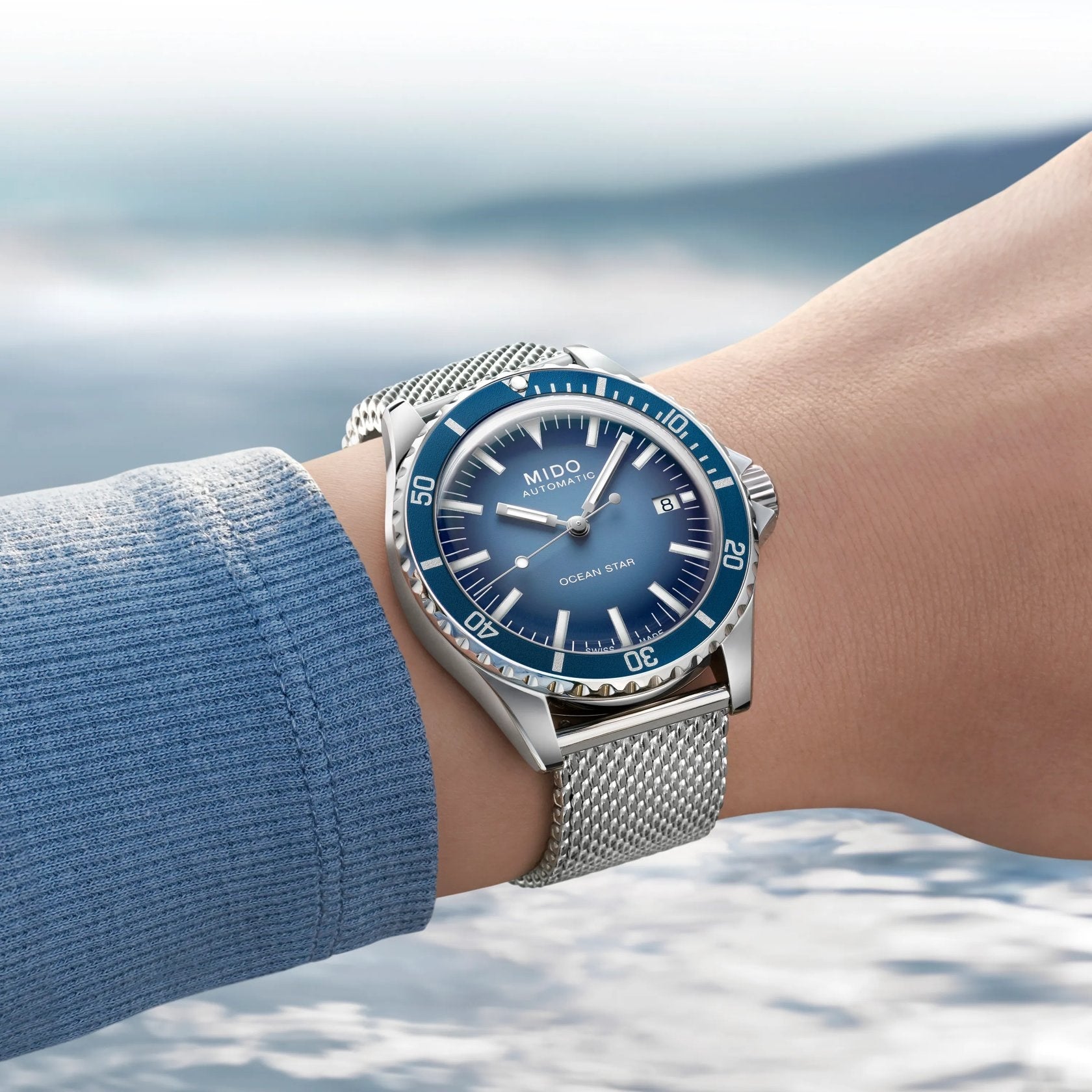 Mido Ocean Star Tribute Ref. M0268071104101 - ON10301 - vista 4