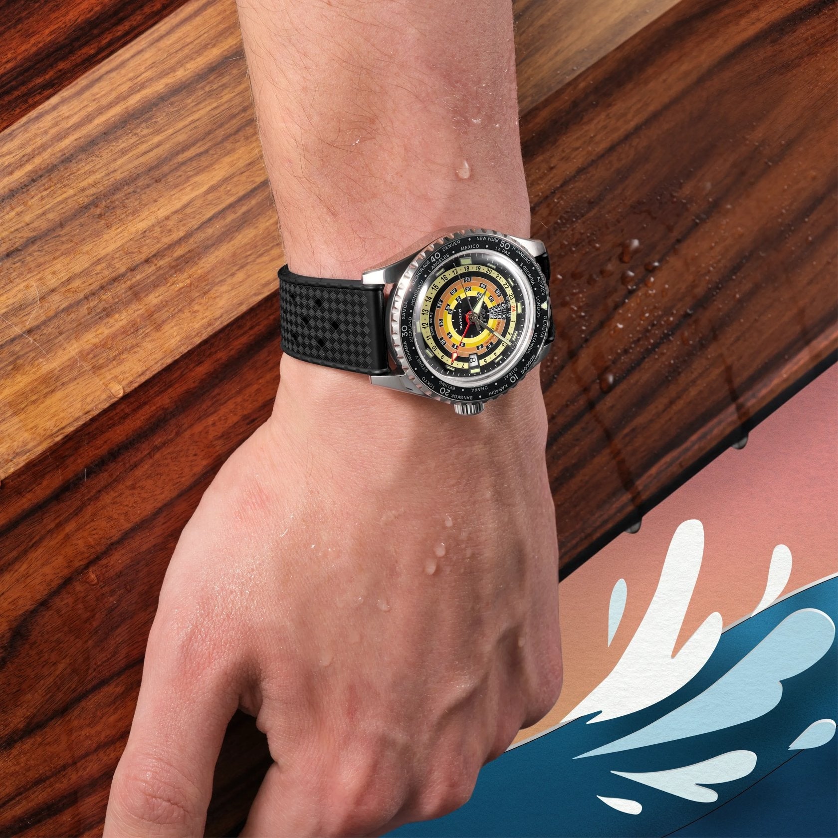 Mido Ocean Star Decompression Worldtimer Ref. M026.829.17.051.00 - ON10302 - vista 4