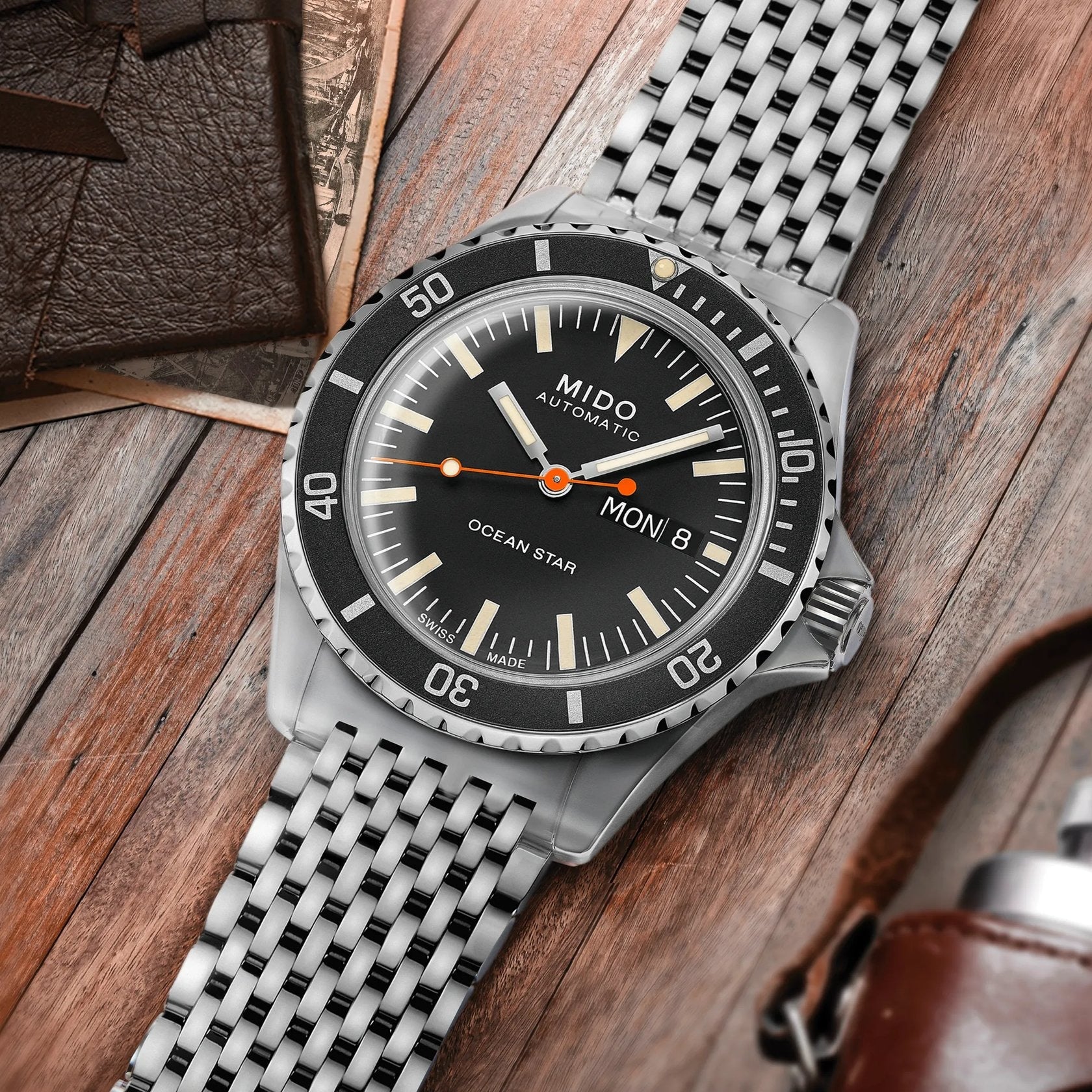 Mido Ocean Star Tribute Ref. M0268301105100 - ON10317 - vista 5