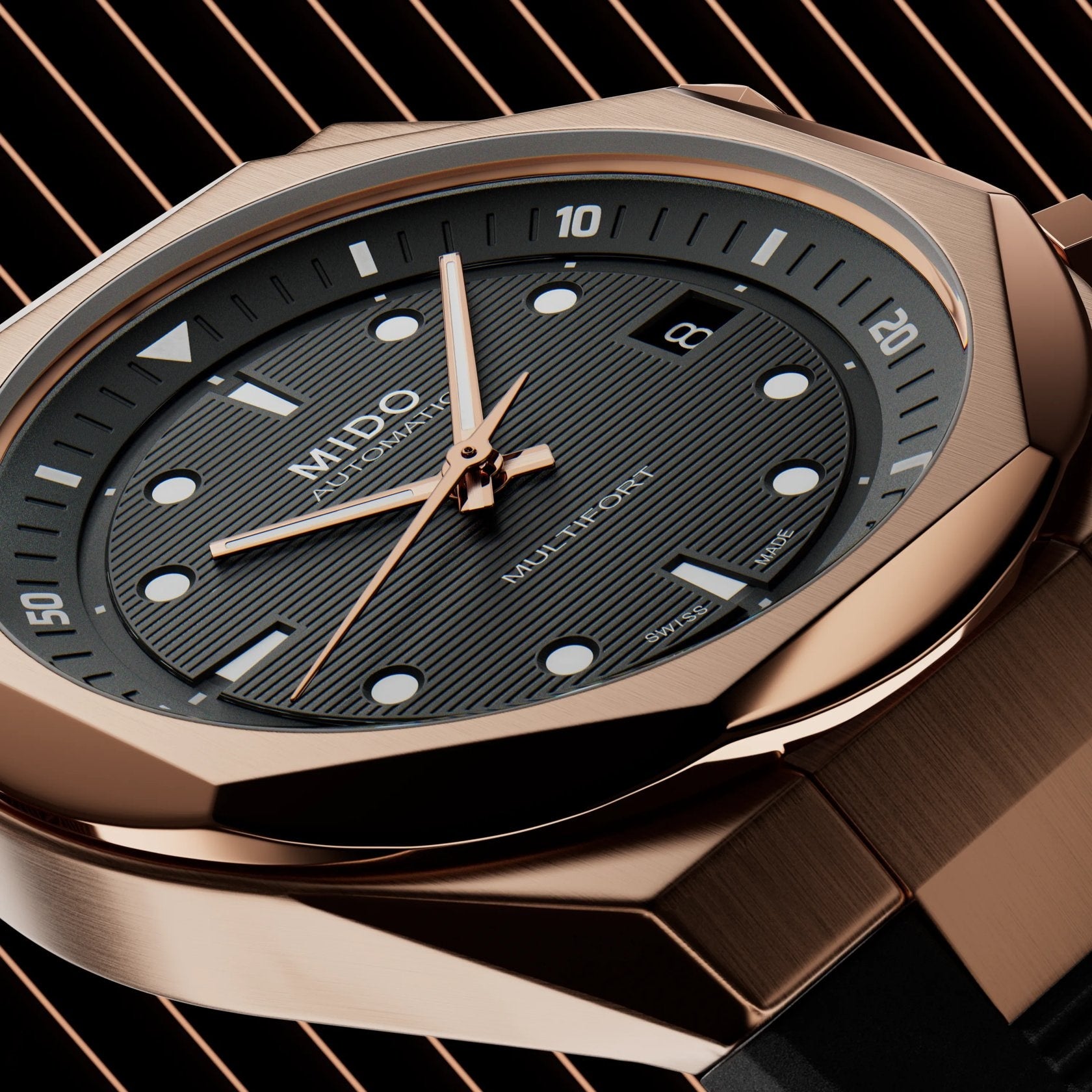 Mido Multifort 8 Two Crowns Ref. M0475073705100 - ON10294 - vista 6