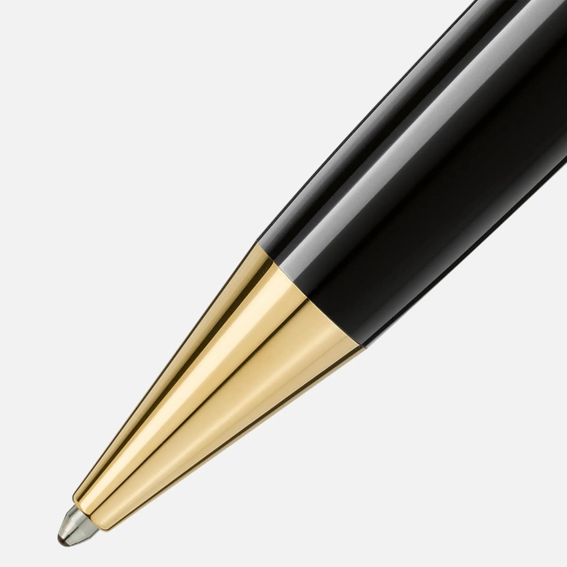 Montblanc Meisterstück 10456 LeGrand Penna a Sfera in Resina Nera con Finiture Oro
