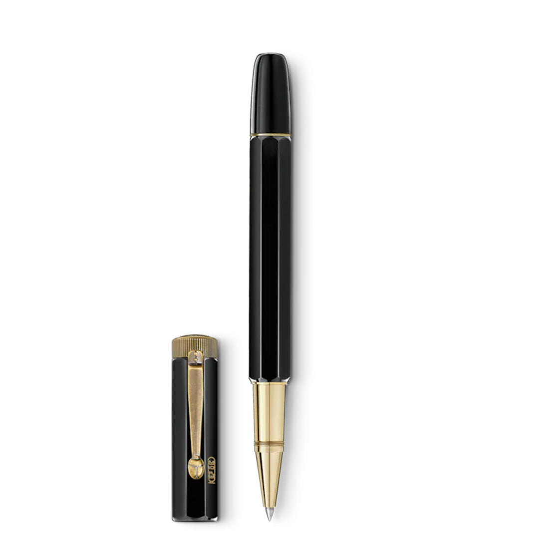 Montblanc Heritage 125493 “Egyptomania” Rollerball in Resina Nera