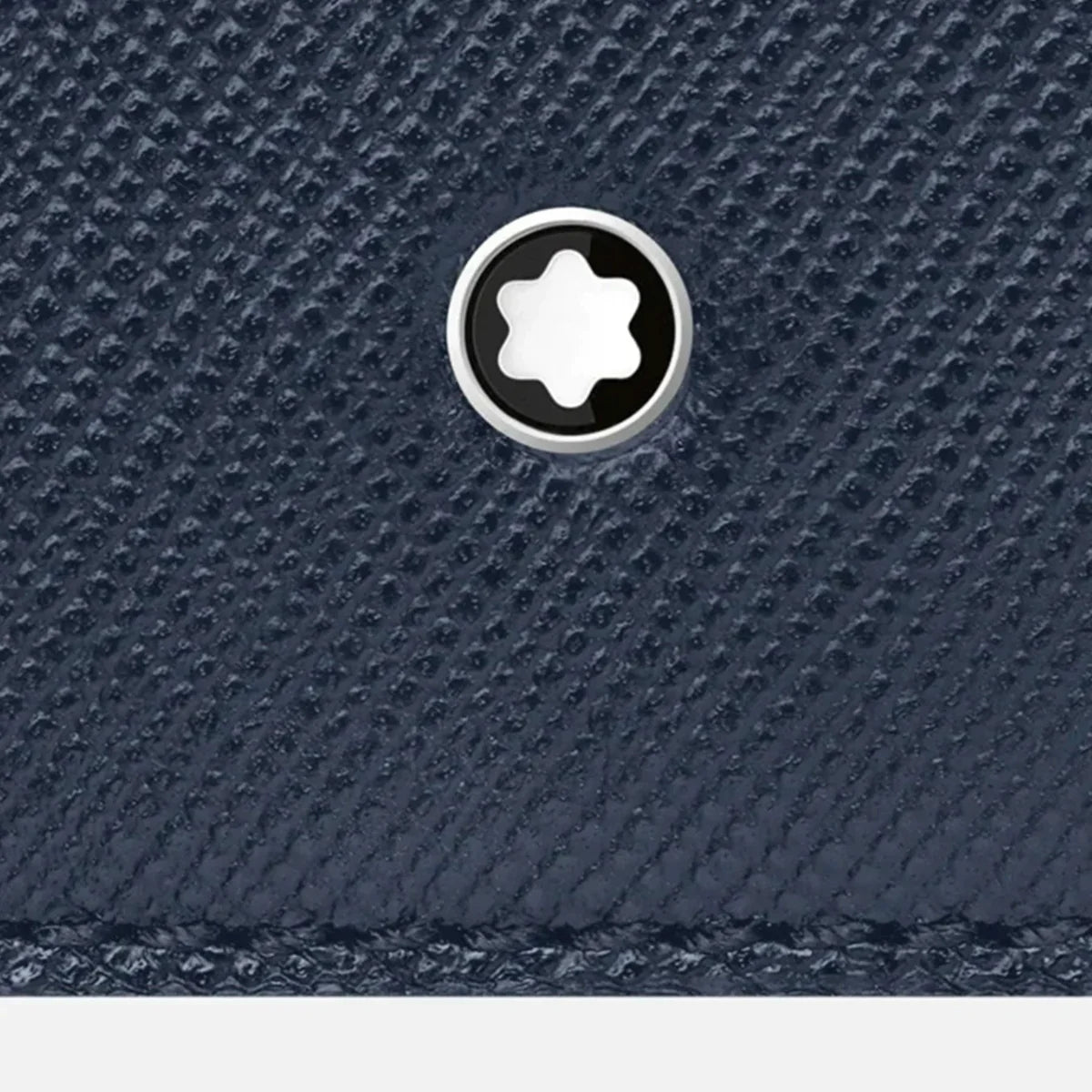 Montblanc Sartorial MB128590 Porta Biglietti da Visita in Pelle Blu