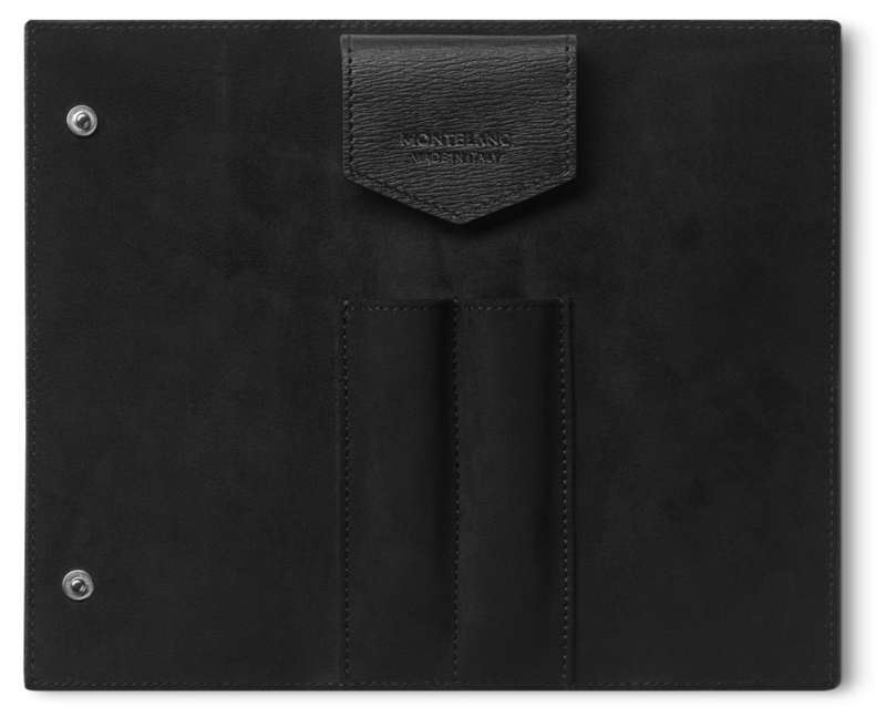 Montblanc Meisterstück MB129259 Portapenne Doppio in Pelle Nera