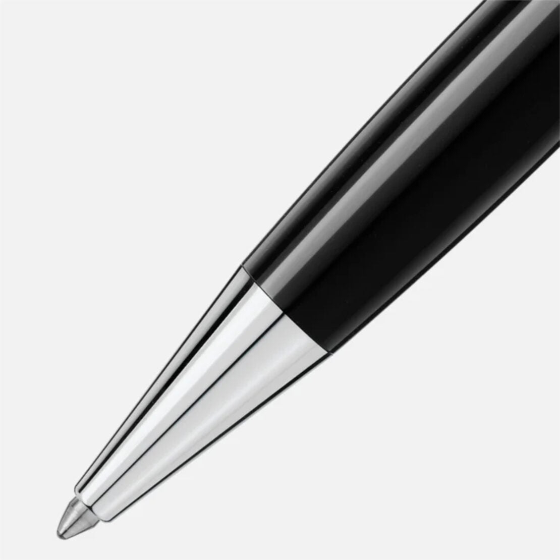 Montblanc Meisterstück MB132446 Penna a Sfera Classique Platinum-Coated in Resina Nera