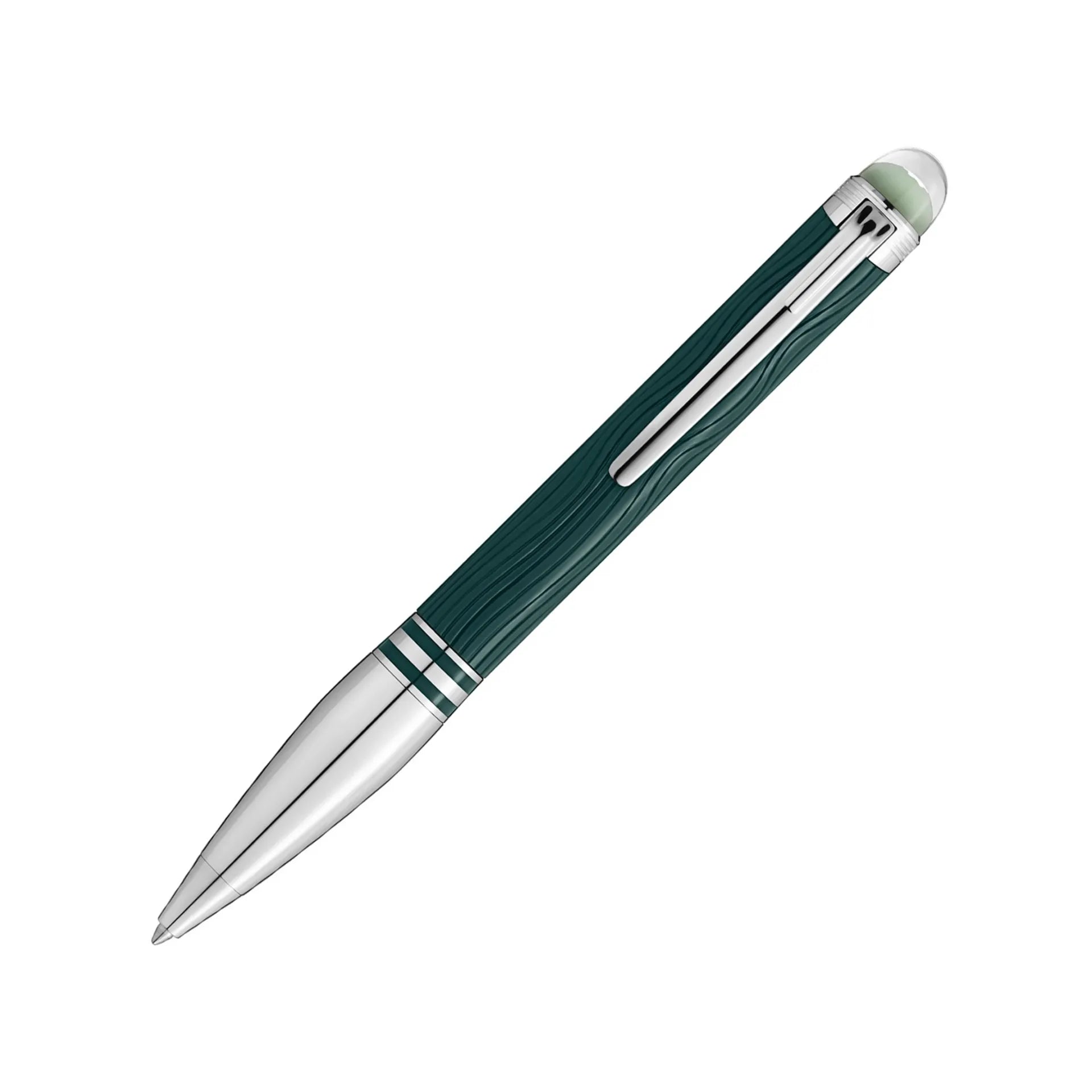 Montblanc StarWalker MB132908 Penna a Sfera PolarGreen Doué in Resina Grün e Platino