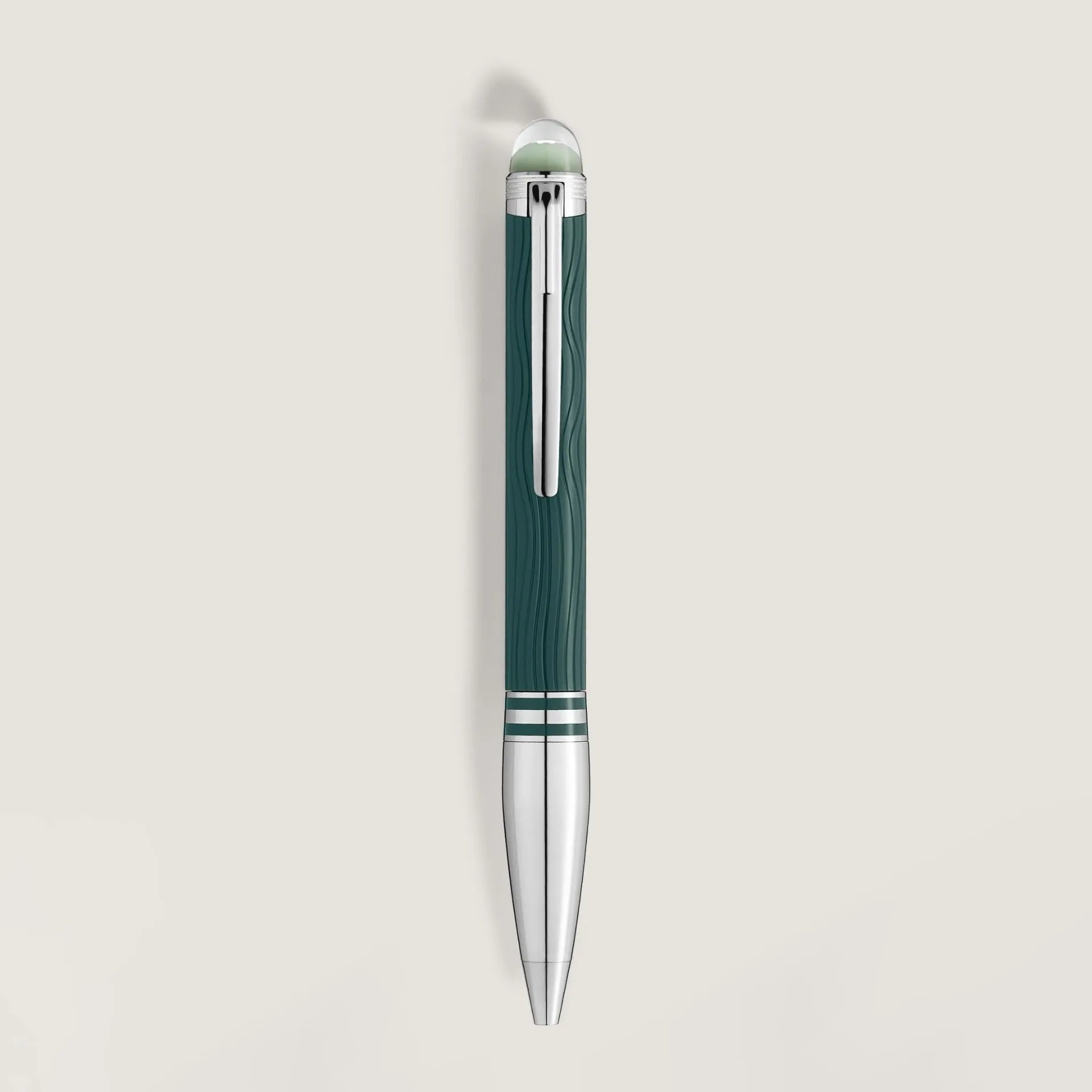 Montblanc StarWalker MB132908 Penna a Sfera PolarGreen Doué in Resina Grün e Platino