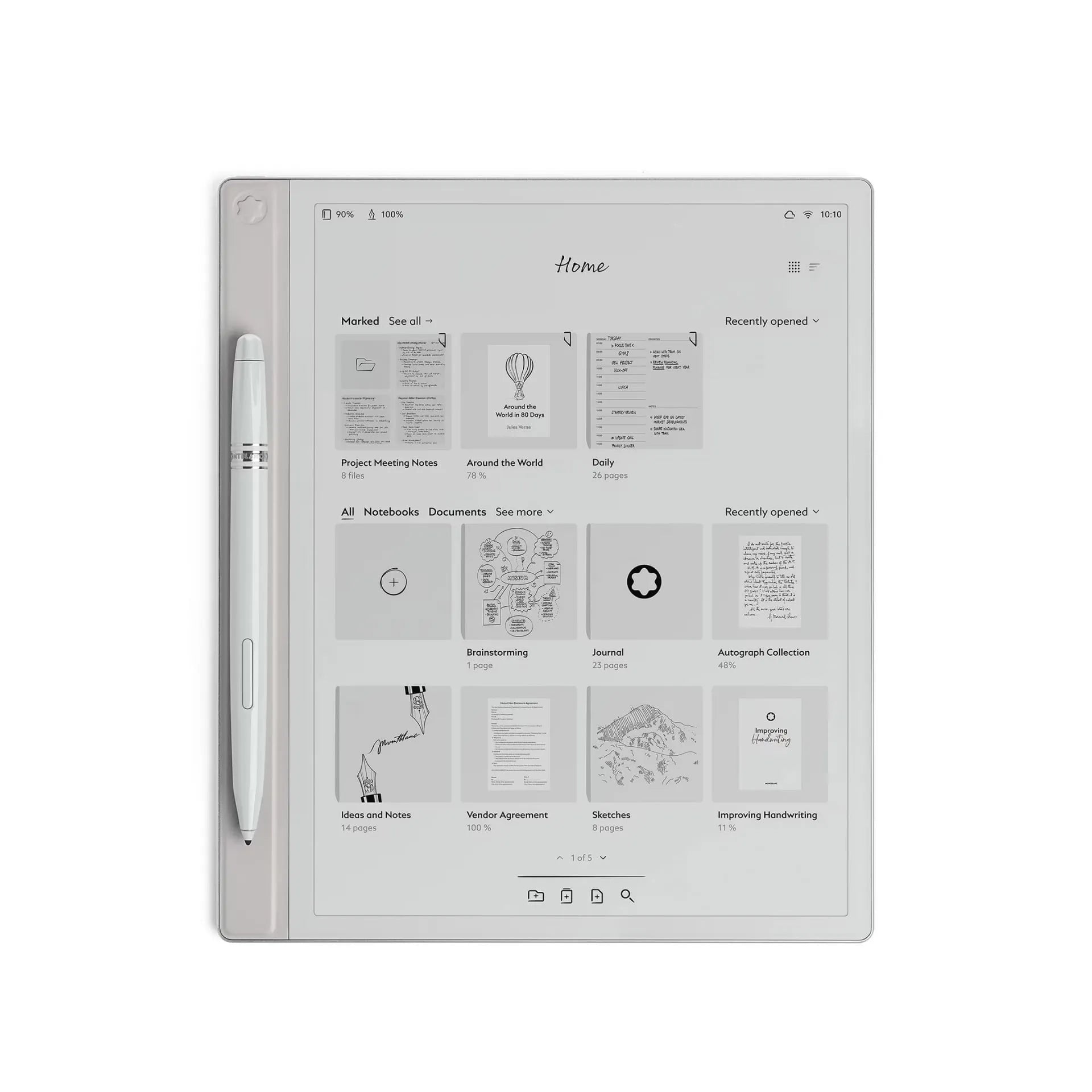 Montblanc Digital Paper MB135012 Tablet Digitale con Penna 0 e Writing Experience