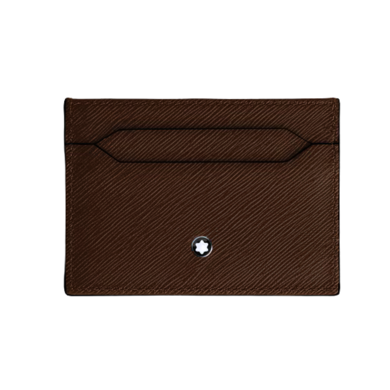 Montblanc Meisterstück 223029 porta carte 5cc Ebony Brown fronte