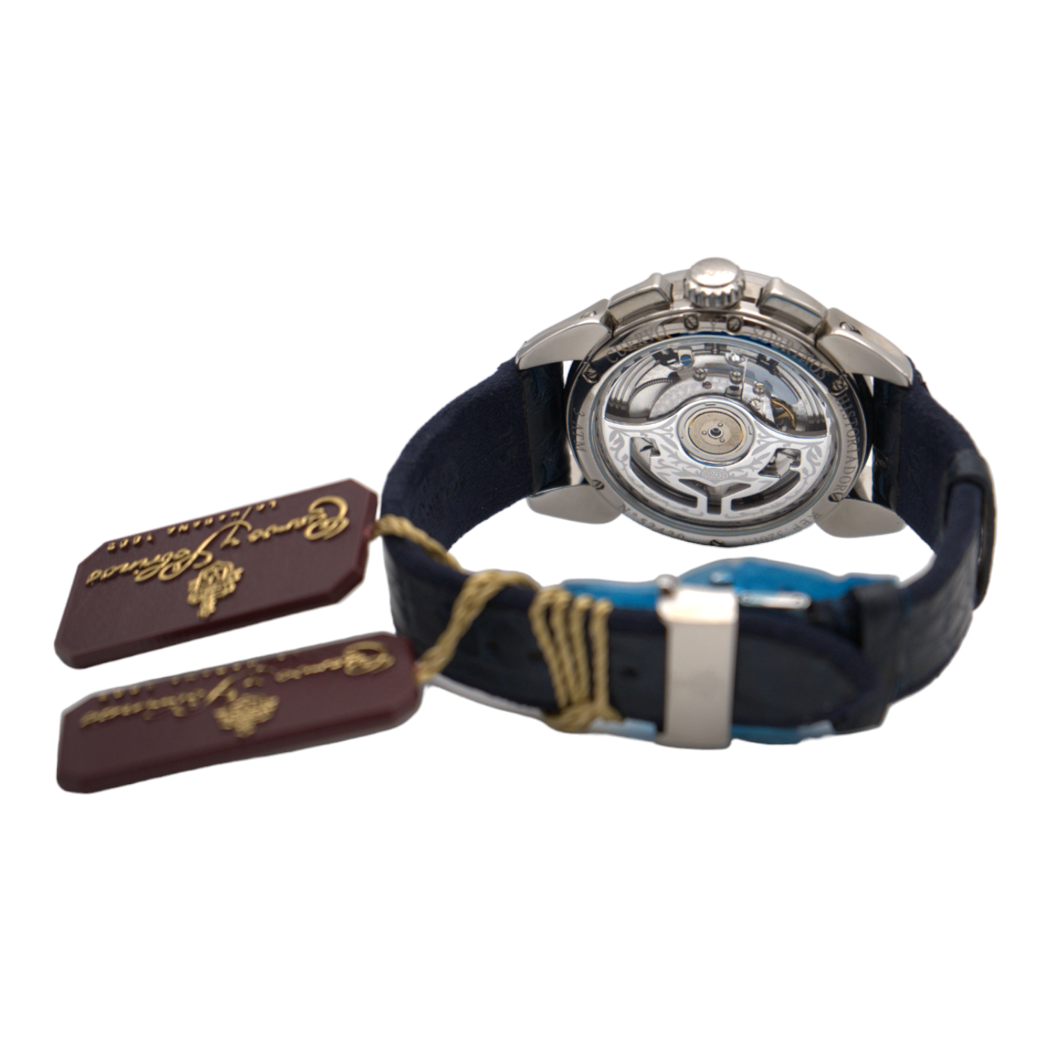 Cuervo Y Sobrinos Historiador Vuelo Ivory dial New Never Worn Ref. 3201.1I - ON05179
