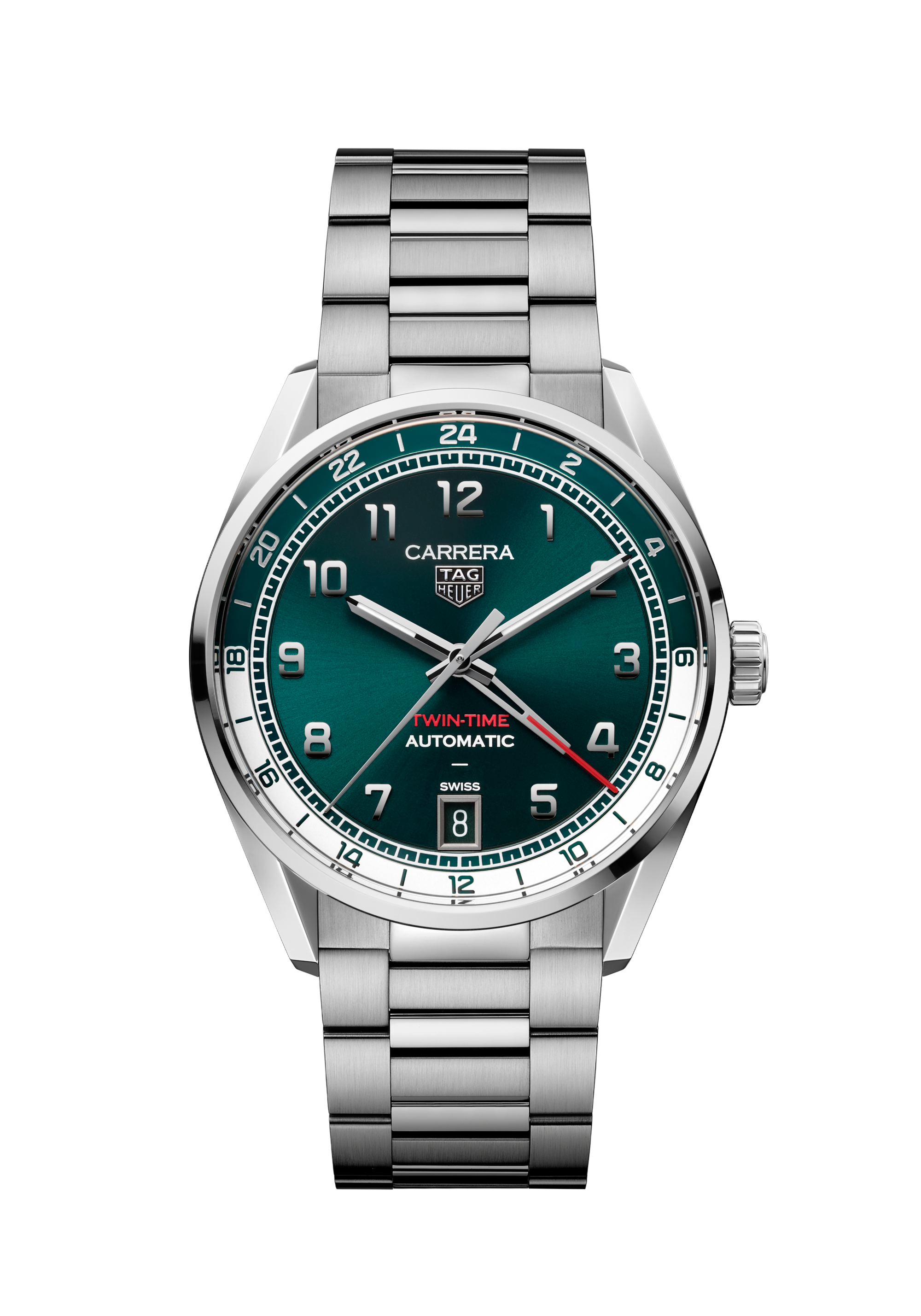 TAG Heuer Carrera Date Twin-Time Ref. WDA2114.BA0013 - ON10448