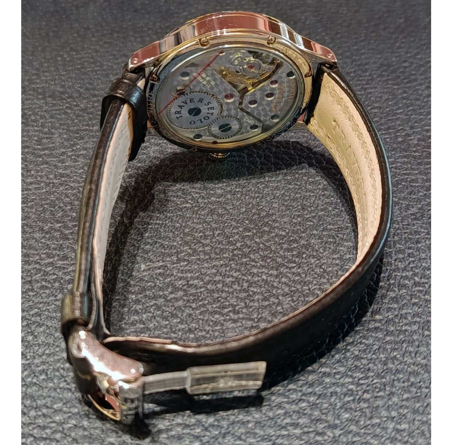 Eberhard &amp; Co. Traversetolo Manual 43 MM Ref. 21020.VZ CP - ON7920