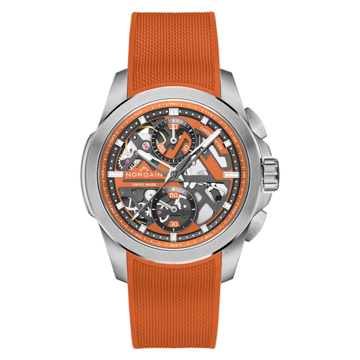 NORQAIN Independence Skeleton Chrono 42mm N3200.40S01.O01