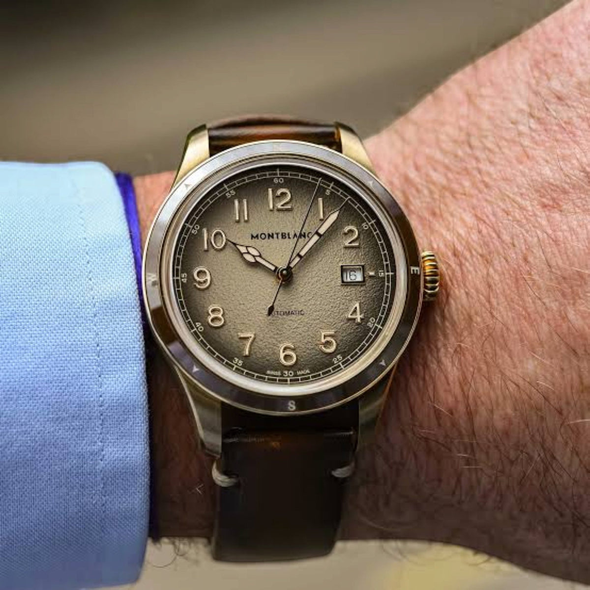 Montblanc 1858 Automatic Date 0 Oxygen 134339