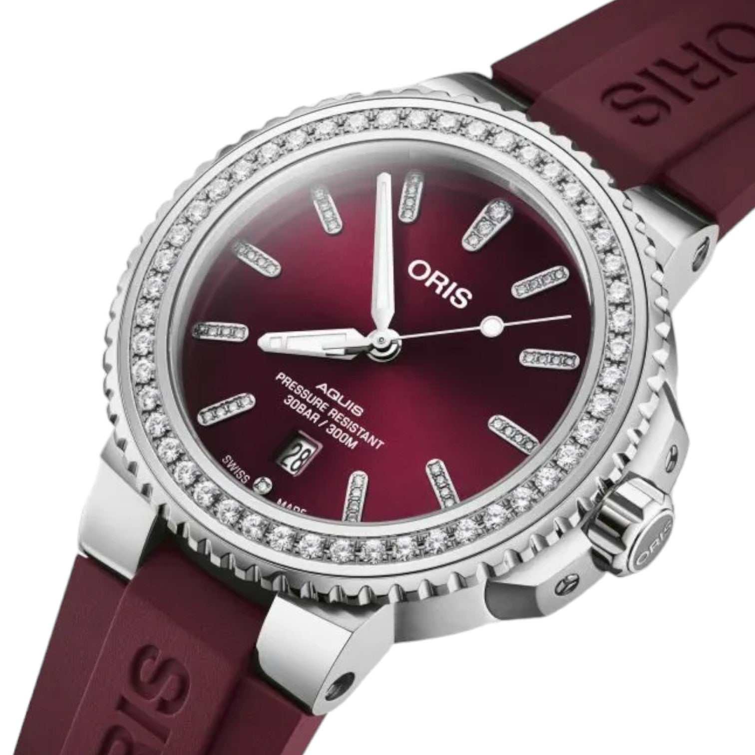 Oris aquis date diamonds hotsell