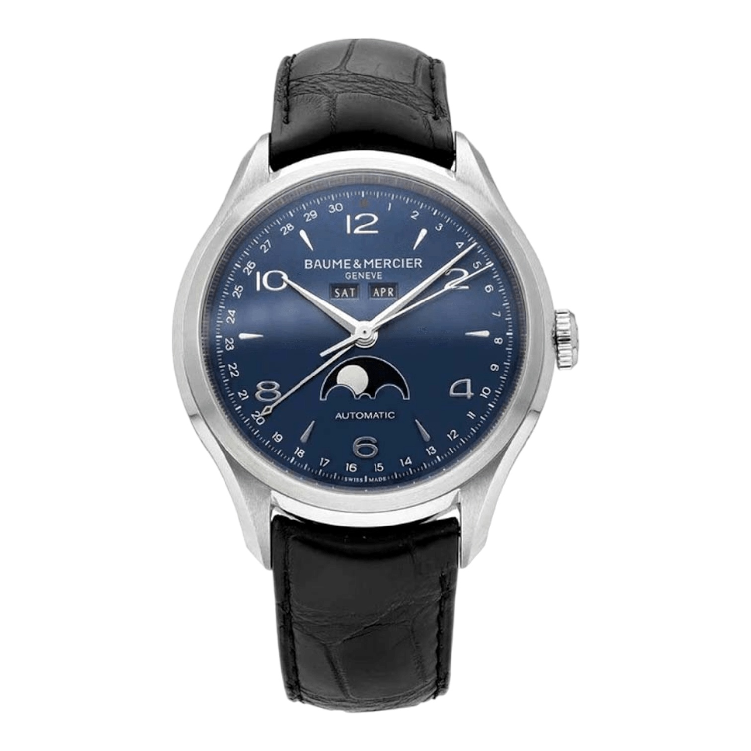 Baume & Mercier Clifton Moon Phase Day-Date New Never Worn Ref.  MOA10057 -ON4927 - LuxuryInStock