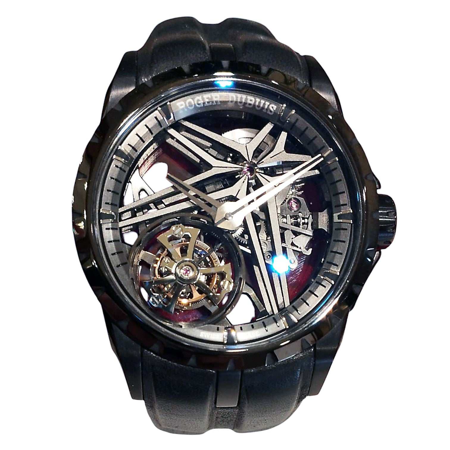 PRICE ON REQUEST - Contact us - Roger Dubuis Excalibur Monotourbillon Grey DLC Titanium 42 mm Auto Ref. DBEX0889 - ON7705