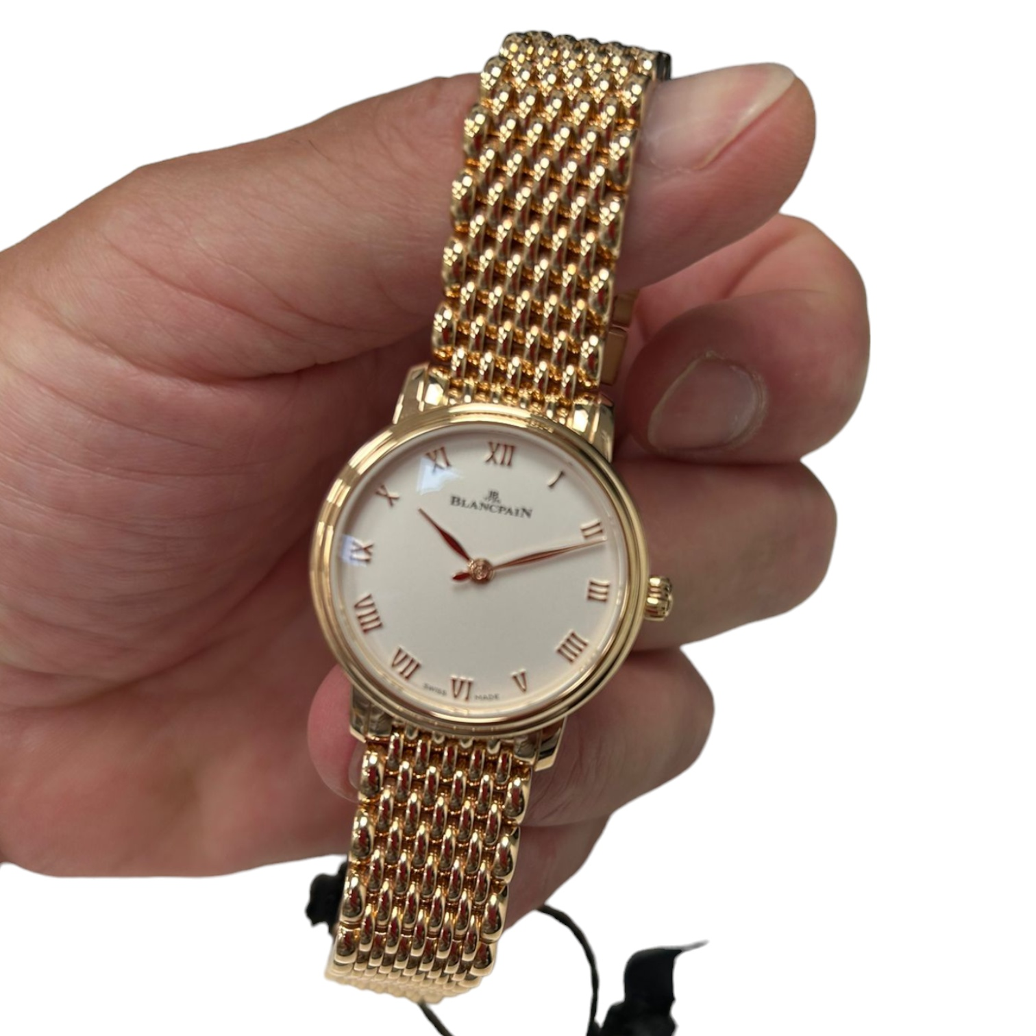 Blancpain Villeret Ultraplate Gold Rose Lady Ref. 6104 3642 MMB ON50