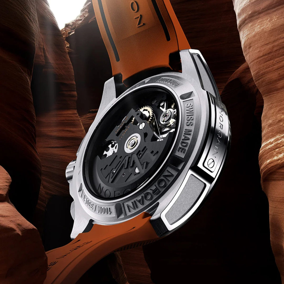 NORQAIN Independence Skeleton Chrono 42mm N3200.40S01.O01