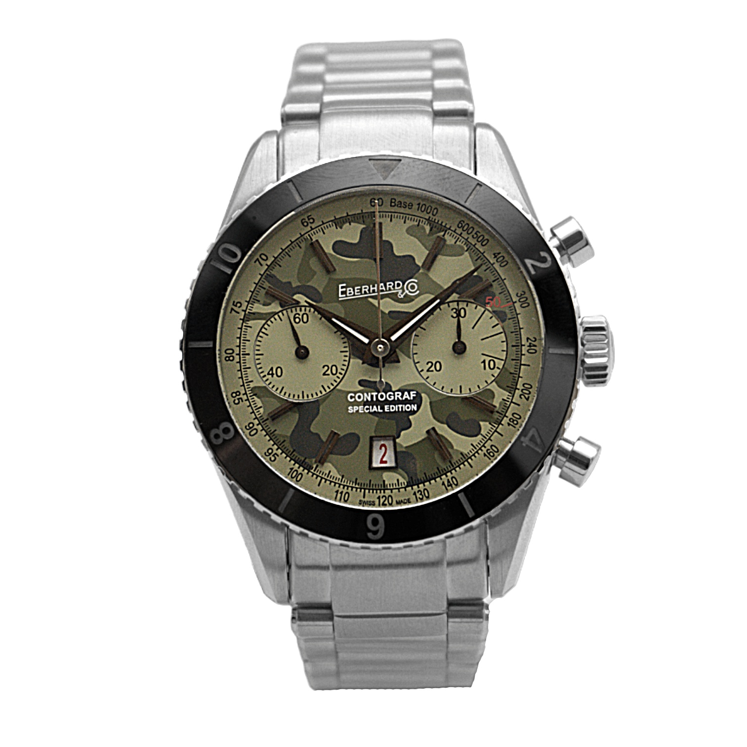 Eberhard & Co. Contograf Camouflage Ed. Limitee New Never Worn Ref.  31069CAD - ON5215 - LuxuryInStock