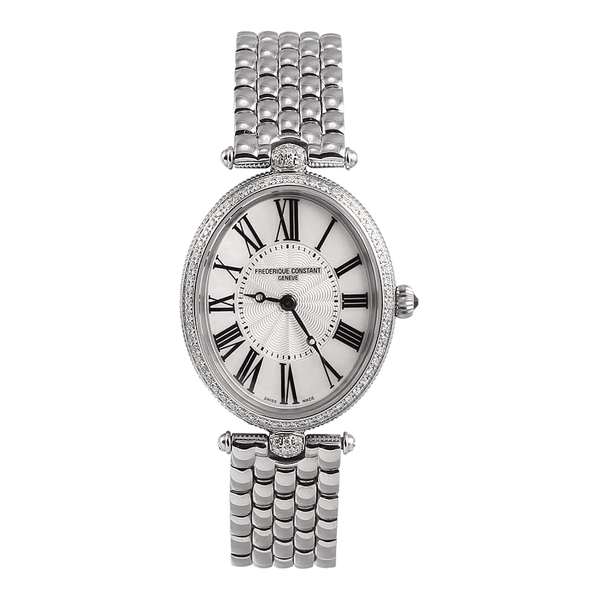 Frederique Constant Art Deco Diamond Bezel Ref. FC200MPW2VD6B - ON5807 - LuxuryInStock