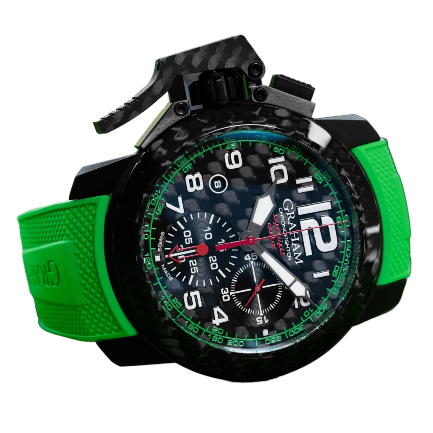 Graham Chronofighter Superlight Carbon Green 47 mm Ref. 2CCBK.G06A - ON5470 - LuxuryInStock