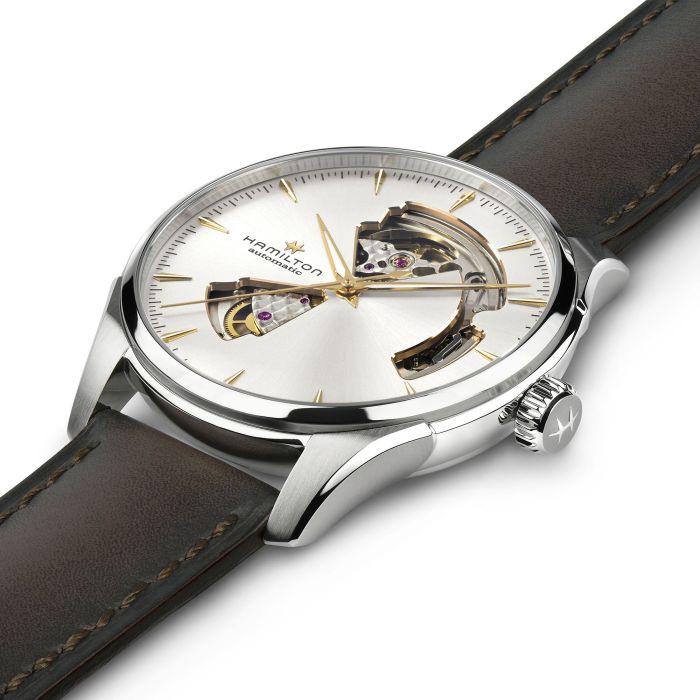 Hamilton Jazzmaster Open Heart Auto H32675551 – vista angolata