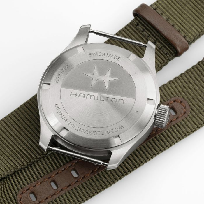 Hamilton Khaki Field Mechanical Power Reserve H69509930 – vista dettaglio