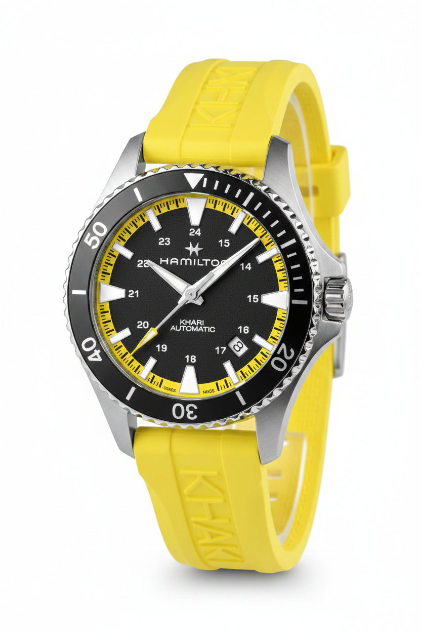 Hamilton Khaki Navy Scuba Auto H82395332 – vista angolata