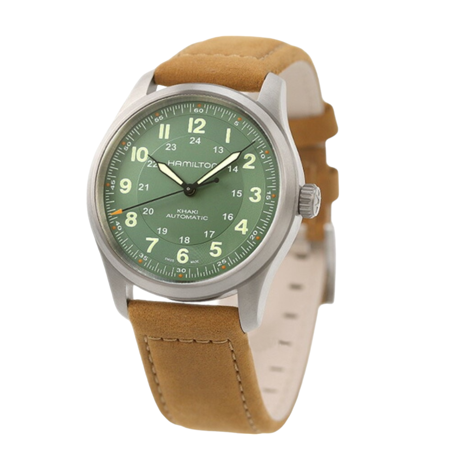 Hamilton Khaki Field Titanium 38 mm Green Ref. H70205860 - ON6117