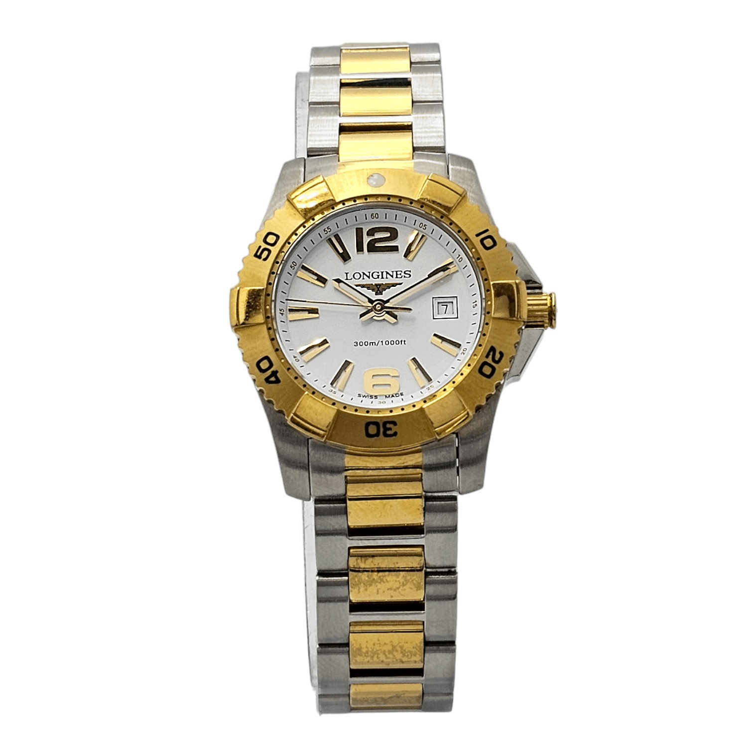 Longines Hydro Conquest Lady Steel and Gold Ref. L32473 - ON5894 - LuxuryInStock