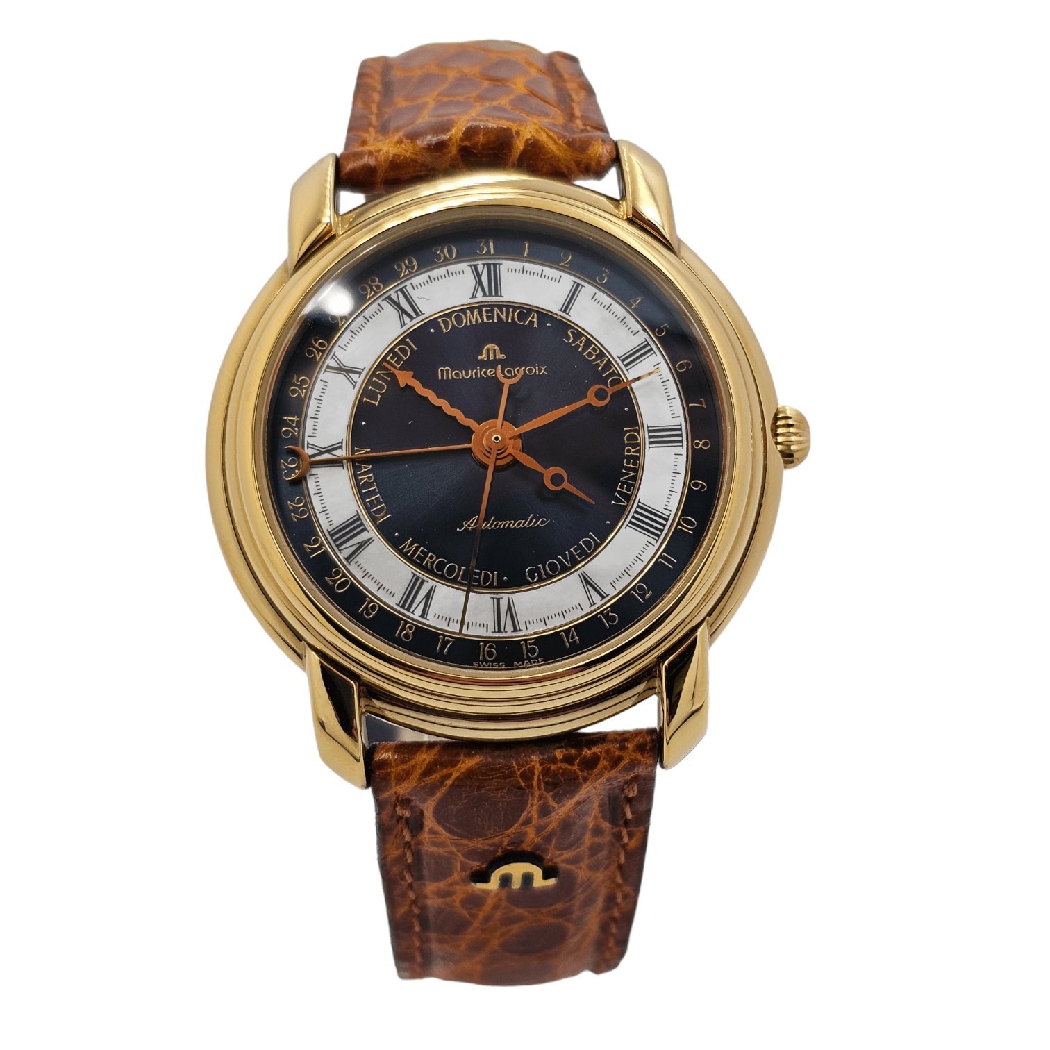 Maurice Lacroix Masterpiece Day Date Gold Plated Ref. 27294/5363 - ON5945 - LuxuryInStock