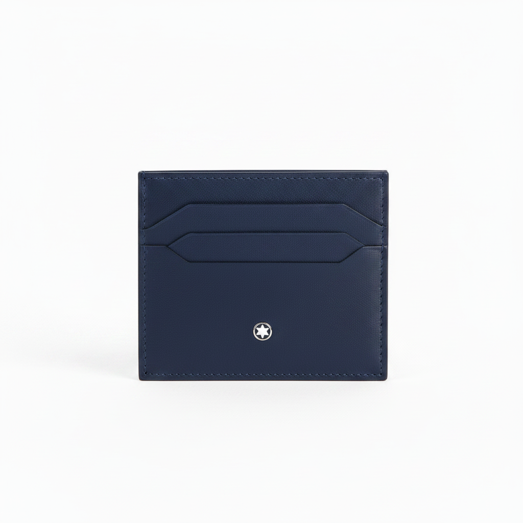 Montblanc Meisterstück Porta Carte Ink Blue/Nera Ref. 221664 - AN00010