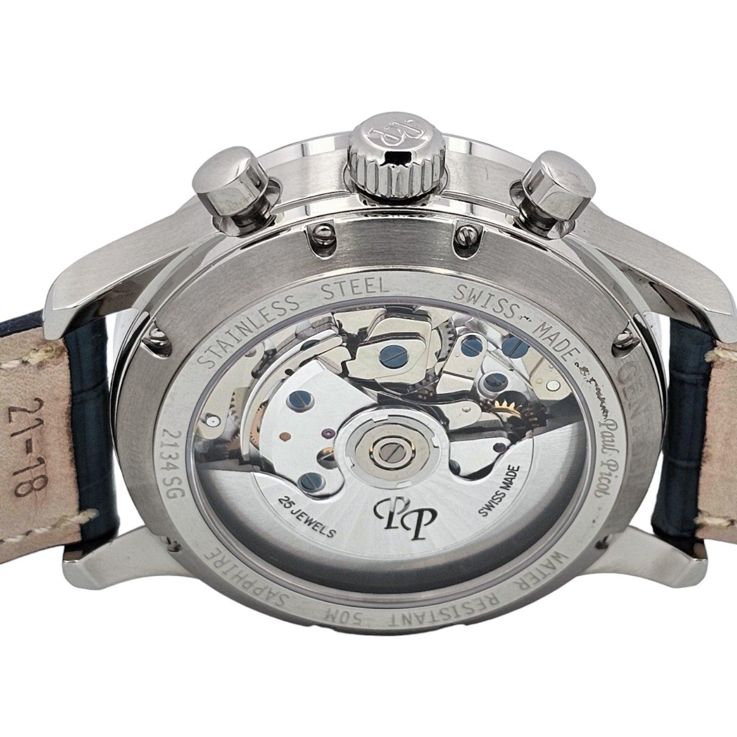 Paul Picot Gentleman 42 Chronodate Ref. 2134QS - ON5693 - LuxuryInStock