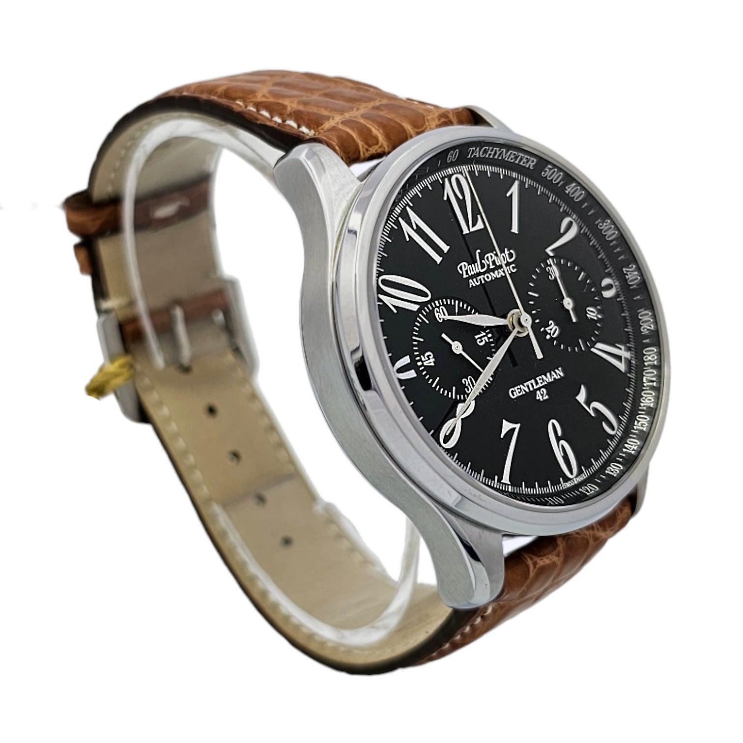 Paul Picot Gentleman 42 Chronograph Ref. 4109/N - ON5691 - LuxuryInStock