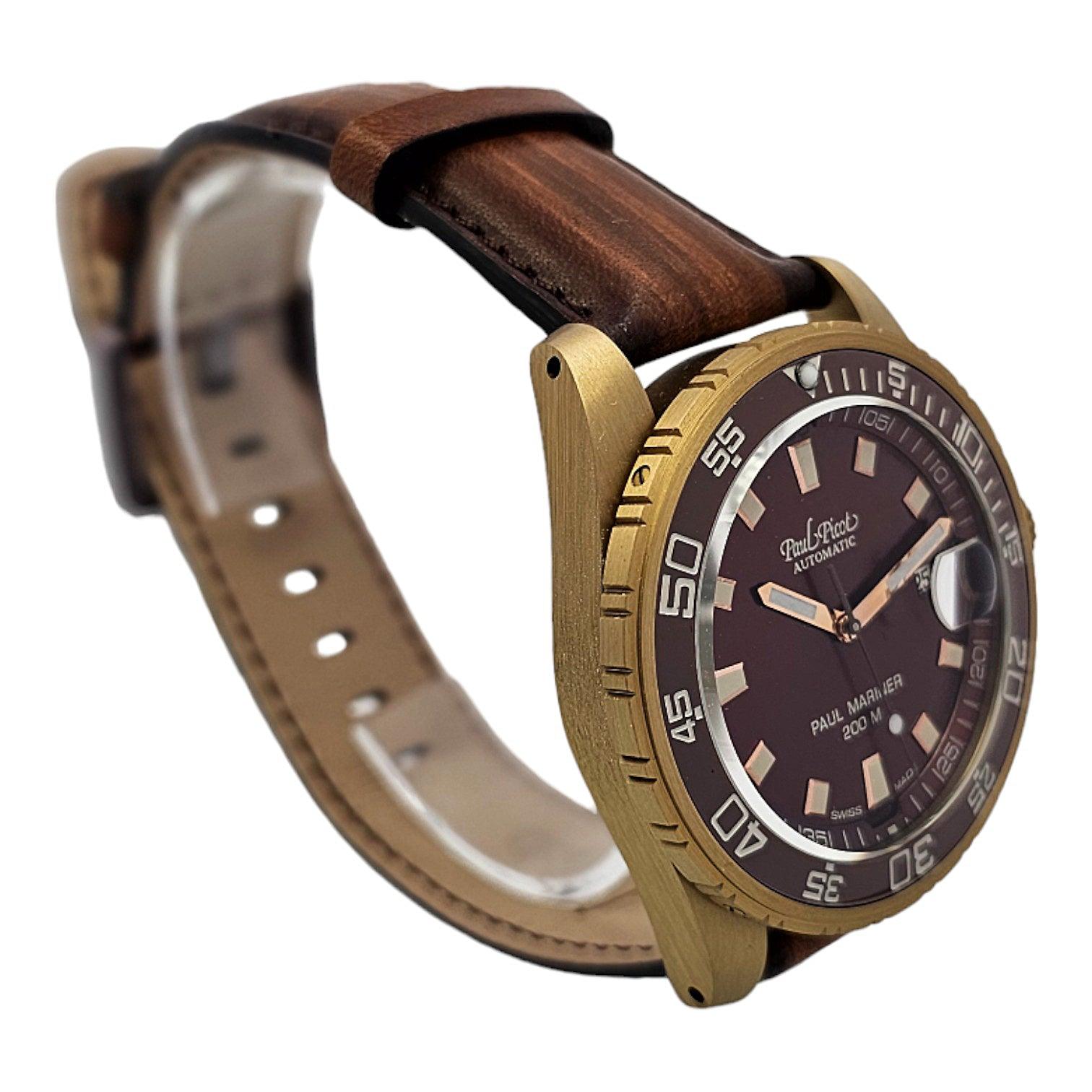 Paul Picot Paul Mariner III Bronze Ref. 4352BZ-CBR/P - ON5675 - LuxuryInStock