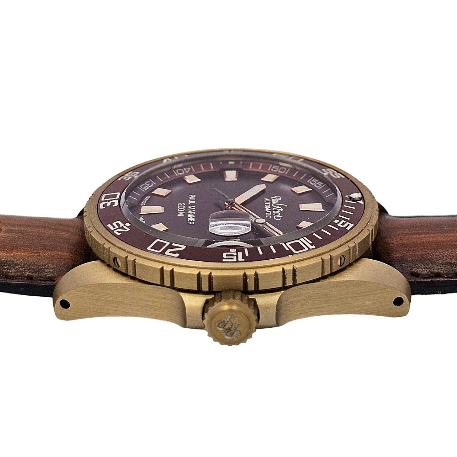 Paul Picot Paul Mariner III Bronze Ref. 4352BZ-CBR/P - ON5675 - LuxuryInStock