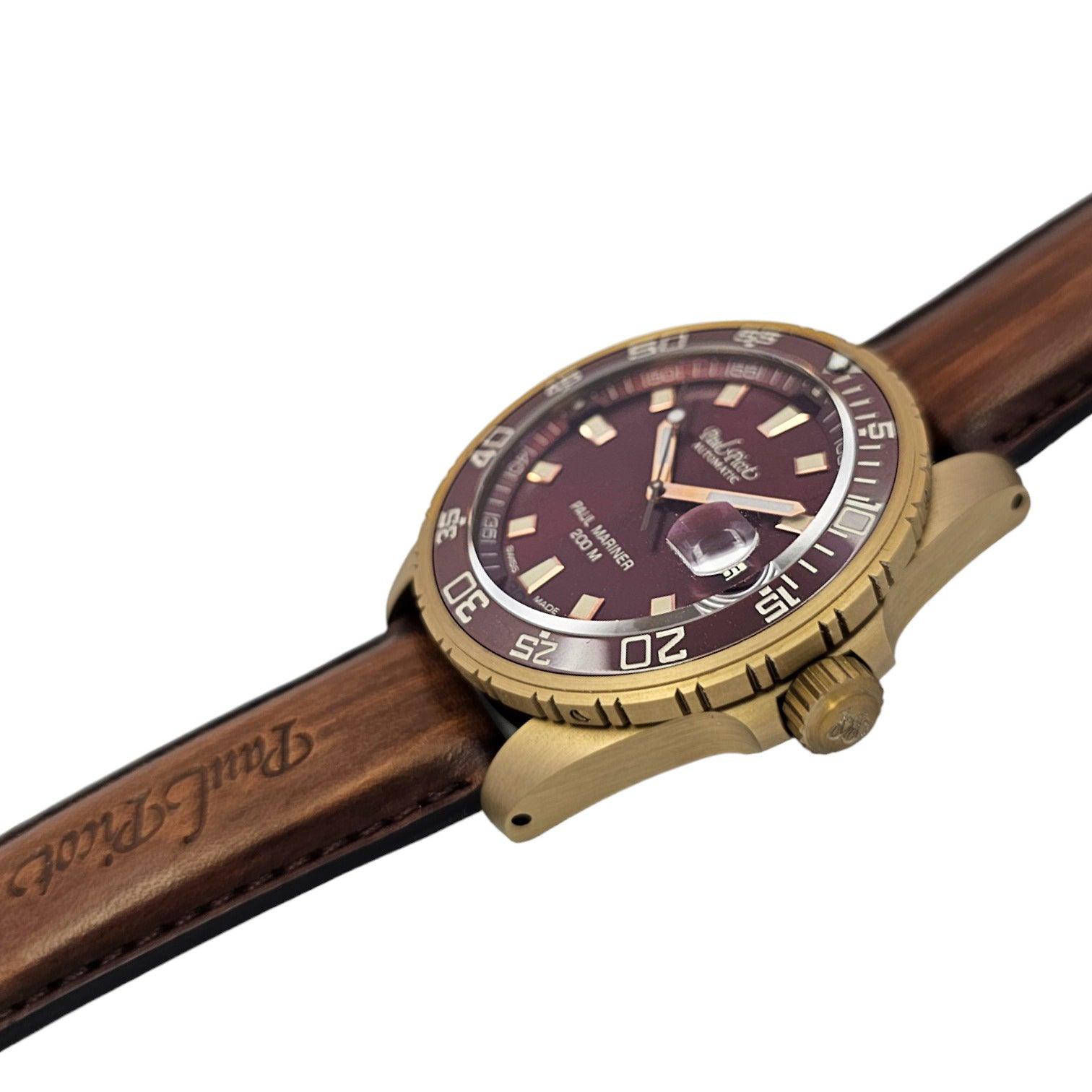 Paul Picot Paul Mariner III Bronze Ref. 4352BZ-CBR/P - ON5675 - LuxuryInStock