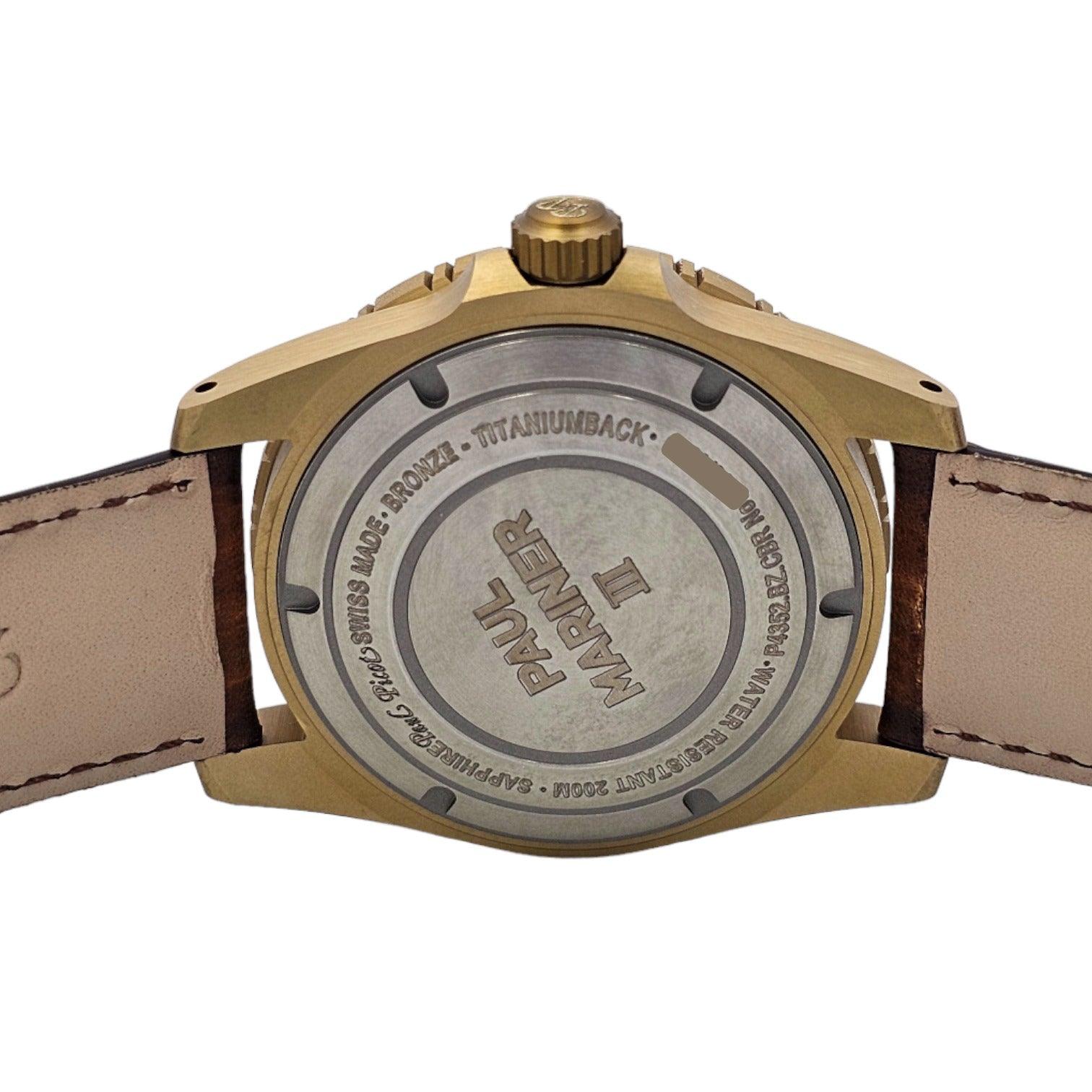 Paul Picot Paul Mariner III Bronze Ref. 4352BZ-CBR/P - ON5675 - LuxuryInStock