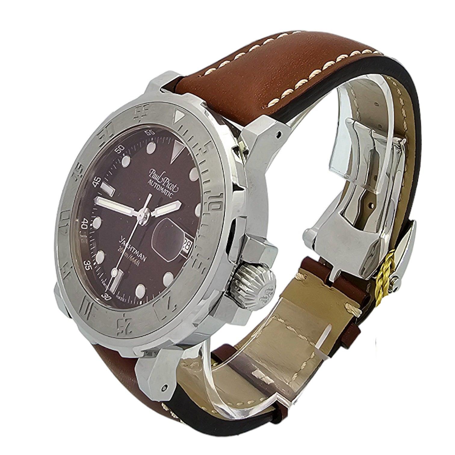 Paul Picot Yachtman 200 mt Brown Dial Ref. 1051/P - ON5695 - LuxuryInStock